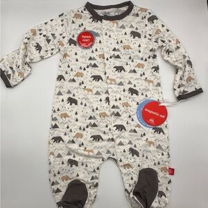 Magnetic Me 0-3 months Modal Footie